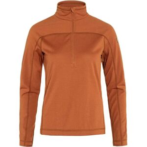 Fjällräven Abisko Lite Half Zip Fleece Terracotta Brown XS Women Fjällräven Abisko Lite Half Zip Fleece Terracotta Brown XS Women