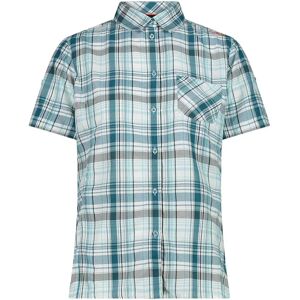 Cmp 33s5636 Short Sleeve Shirt B.Co / Deep Lake / Acqua 2XS Women Cmp 33s5636 Short Sleeve Shirt B.Co / Deep Lake / Acqua 2XS Women