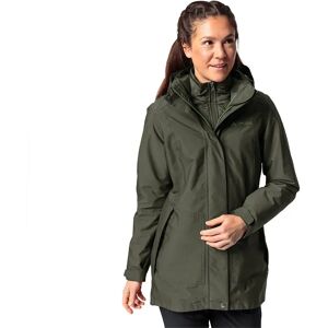 Vaude Idris 3 In 1 Iii Parka Khaki 44 Women Vaude Idris 3 In 1 Iii Parka Khaki 44 Women