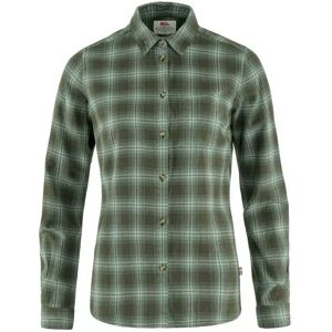 Fjällräven Övik Flannel Long Sleeve Shirt Deep Forest / Patina Green M Women Fjällräven Övik Flannel Long Sleeve Shirt Deep Forest / Patina Green M Women