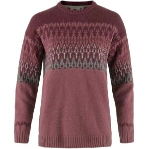 Fjällräven Övik Path Sweater Mesa Purple / Dark Garnet XL Women Fjällräven Övik Path Sweater Mesa Purple / Dark Garnet XL Women