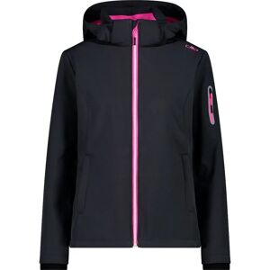 Cmp 39a5006 Softshell Jacket Antracite / Festival 2XS Women Cmp 39a5006 Softshell Jacket Antracite / Festival 2XS Women