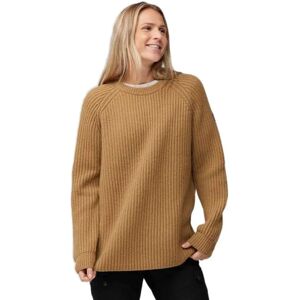 Fjällräven Övik Rib Sweater Buckwheat Brown M Women Fjällräven Övik Rib Sweater Buckwheat Brown M Women