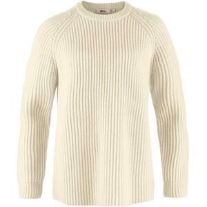Fjällräven Övik Rib Sweater Chalk White M Women Fjällräven Övik Rib Sweater Chalk White M Women
