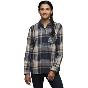 Black Diamond Project Flannel Long Sleeve Shirt Charcoal / Moonstone Plaid S Women Black Diamond Project Flannel Long Sleeve Shirt Charcoal / Moonstone Plaid S Women