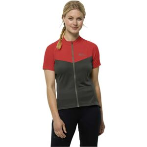 Jack Wolfskin Morobbia Fz Short Sleeve T-shirt Tango Orange 2XL Women Jack Wolfskin Morobbia Fz Short Sleeve T-shirt Tango Orange 2XL Women