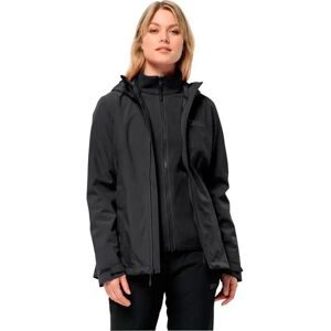 Jack Wolfskin Moonrise 3in1 Jacket Black XL Women Jack Wolfskin Moonrise 3in1 Jacket Black XL Women