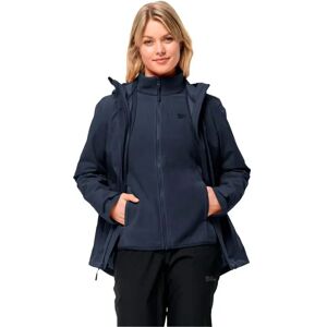 Jack Wolfskin Moonrise 3in1 Jacket Night Blue L Women Jack Wolfskin Moonrise 3in1 Jacket Night Blue L Women