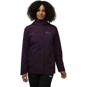 Jack Wolfskin Rotwand 3in1 Jacket Midnight Plum XS Women Jack Wolfskin Rotwand 3in1 Jacket Midnight Plum XS Women