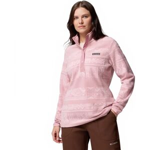 Columbia Benton Springs™ Printed Snap Half Zip Fleece Eraser Pink Deschutes Days XS Women Columbia Benton Springs™ Printed Snap Half Zip Fleece Eraser Pink Deschutes Days XS Women