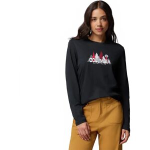 Columbia Ruby Springs™ Graphic Long Sleeve T-shirt Black / Colorful Treescape XS Women Columbia Ruby Springs™ Graphic Long Sleeve T-shirt Black / Colorful Treescape XS Women