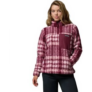 Columbia West Bend™ Ii Half Zip Fleece Rich Wine Herringplaid XL Women Columbia West Bend™ Ii Half Zip Fleece Rich Wine Herringplaid XL Women