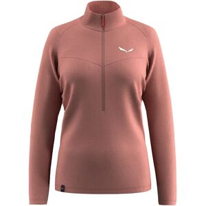 Salewa Puez Cammino Polarlite Half Zip Fleece Desert Pink L Women Salewa Puez Cammino Polarlite Half Zip Fleece Desert Pink L Women