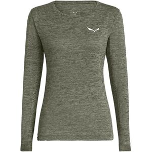 Salewa Puez Melange Dry Long Sleeve T-shirt Faded Green Melange 3XL Women Salewa Puez Melange Dry Long Sleeve T-shirt Faded Green Melange 3XL Women