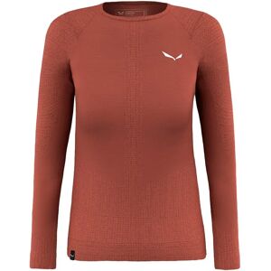 Salewa Zebru Med Warm Amr Long Sleeve T-shirt Etruscan Red L Women Salewa Zebru Med Warm Amr Long Sleeve T-shirt Etruscan Red L Women