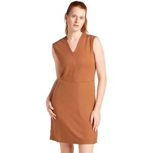 Icebreaker Merino 200 Granary V Neck Dress Dusty Clay S Women Icebreaker Merino 200 Granary V Neck Dress Dusty Clay S Women