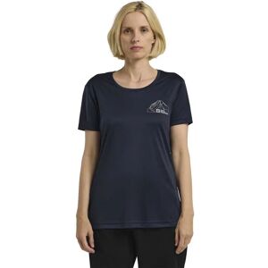 Jack Wolfskin Peak Graphic Short Sleeve T-shirt Mtn Midnight Sky XS Women Jack Wolfskin Peak Graphic Short Sleeve T-shirt Mtn Midnight Sky XS Women