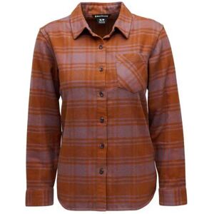 Black Diamond Project Flannel Long Sleeve Shirt Dark Mauve / Clay L Women Black Diamond Project Flannel Long Sleeve Shirt Dark Mauve / Clay L Women