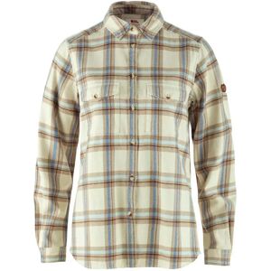 Fjällräven Övik Heavy Flannel Long Sleeve Shirt Chalk White / Fossil L Women Fjällräven Övik Heavy Flannel Long Sleeve Shirt Chalk White / Fossil L Women