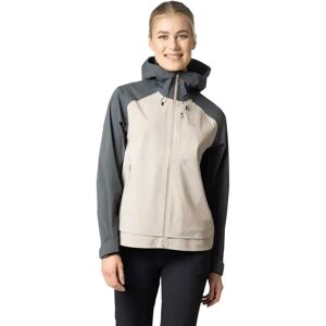 Odlo Ascent 3l Waterproof Jacket Cobblestone / Odlo Graphite Grey XL Women Odlo Ascent 3l Waterproof Jacket Cobblestone / Odlo Graphite Grey XL Women
