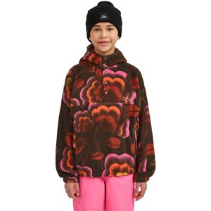 O´neill Super Hoodie Fleece Brown O´Riginals Flower 16 Years Girls