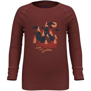 Odlo Eco Long Sleeve Base Layer Spiced Apple 4 Years Boys Odlo Eco Long Sleeve Base Layer Spiced Apple 4 Years Boys