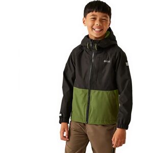 Regatta Hanleigh Ii Jacket Black / Nephrite Green 11-12 Years Boys,Girls Regatta Hanleigh Ii Jacket Black / Nephrite Green 11-12 Years Boys,Girls
