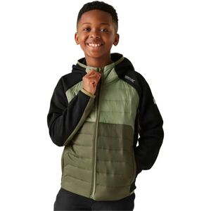 Regatta Kielder Hybrid Ix Jacket Black / Oil Green 7-8 Years Boys,Girls Regatta Kielder Hybrid Ix Jacket Black / Oil Green 7-8 Years Boys,Girls