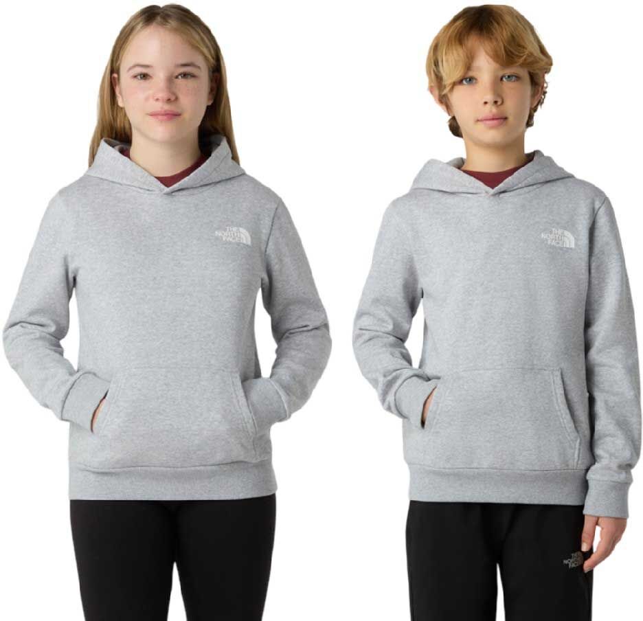 The North Face Simple Dome Hoodie TNF Light Grey Heather 14-16 Years Boys