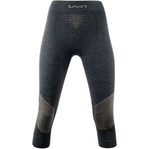 Uyn Fusyon Cashmere 3/4 Base Layer Pants Grey Stone / Copper L-XL Women Uyn Fusyon Cashmere 3/4 Base Layer Pants Grey Stone / Copper L-XL Women