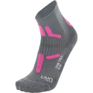 Uyn 2´´ Socks Mid Grey / Pink UK 6 - 6.5 Women Uyn 2´´ Socks Mid Grey / Pink UK 6 - 6.5 Women
