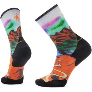 Smartwool Run Targeted Cushion Singletrack Print Crew Socks Orange Rust UK 8-10.5 Men,Women Smartwool Run Targeted Cushion Singletrack Print Crew Socks Orange Rust UK 8-10.5 Men,Women