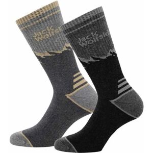Jack Wolfskin Mount Multi Long Socks Black / Grey EU 35-37 Men,Women Jack Wolfskin Mount Multi Long Socks Black / Grey EU 35-37 Men,Women