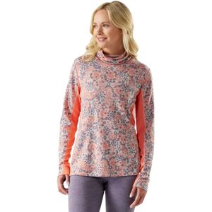 Smartwool Classic Thermal Merino Mock Neck Long Sleeve Base Layer Coral Reef Floral XS Women Smartwool Classic Thermal Merino Mock Neck Long Sleeve Base Layer Coral Reef Floral XS Women