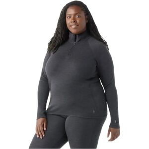Smartwool Classic Thermal Merino Plus Long Sleeve Base Layer Charcoal Heather 3X Women Smartwool Classic Thermal Merino Plus Long Sleeve Base Layer Charcoal Heather 3X Women