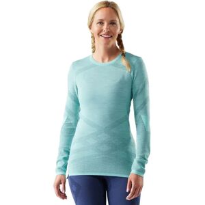 Smartwool Intraknit Thermal Merino Crew Long Sleeve Base Layer Pacific Blue / Nightfall XS Women Smartwool Intraknit Thermal Merino Crew Long Sleeve Base Layer Pacific Blue / Nightfall XS Women