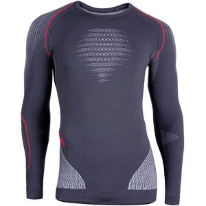 Uyn Evolutyon Long Sleeve Base Layer Charcoal / White / Red L-XL Men Uyn Evolutyon Long Sleeve Base Layer Charcoal / White / Red L-XL Men