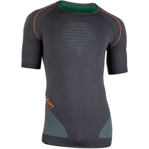 Uyn Evolutyon Long Sleeve Base Layer Charcoal Green / Orange Shiny L-XL Men Uyn Evolutyon Long Sleeve Base Layer Charcoal Green / Orange Shiny L-XL Men