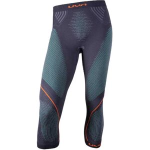 Uyn Evolutyon 3/4 Base Layer Pants Charcoal Green / Orange Shiny 2XL Men Uyn Evolutyon 3/4 Base Layer Pants Charcoal Green / Orange Shiny 2XL Men
