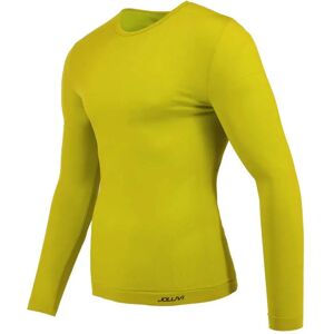 Joluvi Performance Long Sleeve Base Layer Yellow L Men Joluvi Performance Long Sleeve Base Layer Yellow L Men