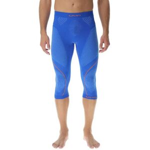 Uyn Evolutyon 3/4 Base Layer Pants Lapis Blue / Blue / Orange Shiny 2XL Men Uyn Evolutyon 3/4 Base Layer Pants Lapis Blue / Blue / Orange Shiny 2XL Men