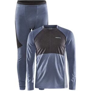 Craft Core Wool Mix Base Layer Set Flow / Granite S Men Craft Core Wool Mix Base Layer Set Flow / Granite S Men
