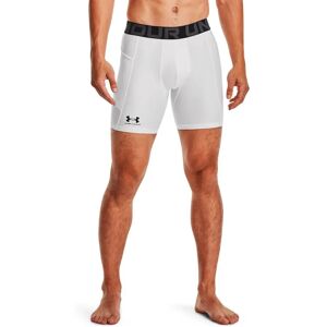 Under Armour Heatgear Base Layer Shorts White / Black S Men Under Armour Heatgear Base Layer Shorts White / Black S Men