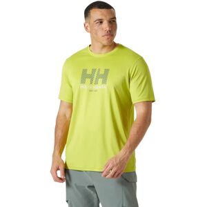 Helly Hansen Tech Graphic 2.0 Short Sleeve Base Layer Cyber Lime XL Men Helly Hansen Tech Graphic 2.0 Short Sleeve Base Layer Cyber Lime XL Men
