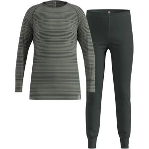 Odlo Active Warm Eco Base Layer Set Black / Urban Chic M Men Odlo Active Warm Eco Base Layer Set Black / Urban Chic M Men