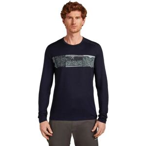 Icebreaker Merino 200 Oasis Crewe Elevation Line Long Sleeve Base Layer Midnight Navy 2XL Men Icebreaker Merino 200 Oasis Crewe Elevation Line Long Sleeve Base Layer Midnight Navy 2XL Men