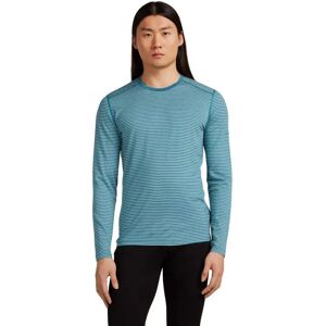 Icebreaker Merino 200 Oasis Crewe Long Sleeve Base Layer Topaz / Undyed / S L Men Icebreaker Merino 200 Oasis Crewe Long Sleeve Base Layer Topaz / Undyed / S L Men