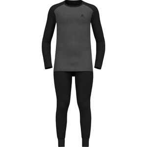 Odlo Active Warm Special Base Layer Set Black / Dark Grey Melange L Men Odlo Active Warm Special Base Layer Set Black / Dark Grey Melange L Men