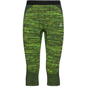 Odlo Blackcomb Eco 3/4 Base Layer Pants Lime Green / Space Dye S Men Odlo Blackcomb Eco 3/4 Base Layer Pants Lime Green / Space Dye S Men