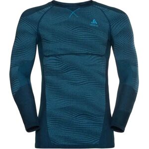 Odlo Performance Blackcomb Long Sleeve Base Layer Poseidon / Blue Jewel / Atomic Blue S Men Odlo Performance Blackcomb Long Sleeve Base Layer Poseidon / Blue Jewel / Atomic Blue S Men